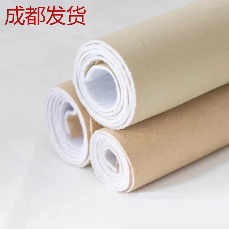 带胶铺棉自粘胶辅棉免熨烫 做手工DIY材料杯垫挂毯座坐垫背面衬布