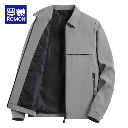 罗蒙春秋冬季新款时尚夹克外援