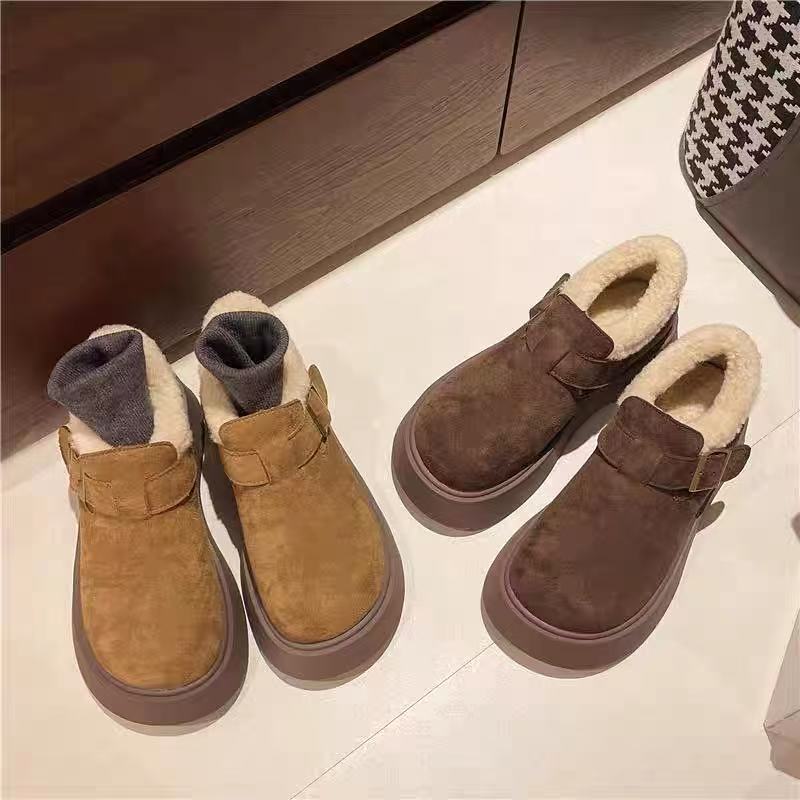 2025新款爆款厚底增高加棉勃肯鞋雪地靴GDM918