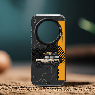 小众 x100sPro简约x90高级感情侣时尚 山峰越野车手机壳适用vivo X300Pro彩银X200ProMini磨砂硬壳ultra新款