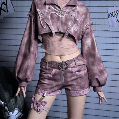 虚轨原创设计蚀心蝶狱裤子