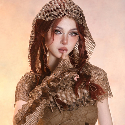 虚轨原创废土风帽兜披肩