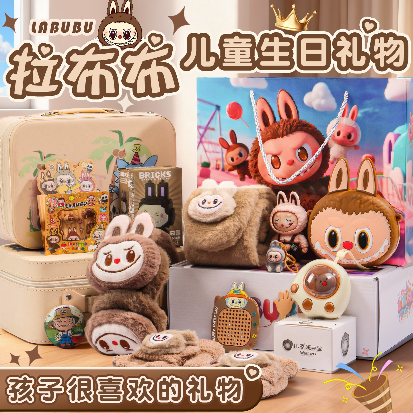 【暖冬好礼】拉布布保暖套装