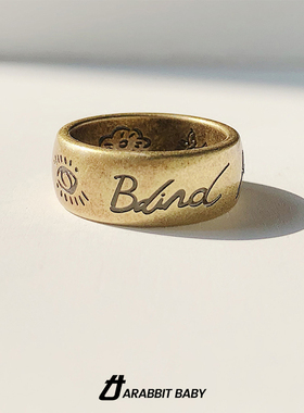 氚气钛钢戒指男潮高级感个性单身食指环男士设计小众2021年新款潮