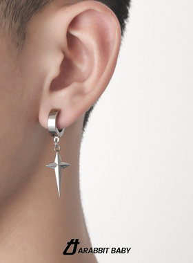 耳环男痞帅小众设计感高级2022年新款潮耳夹女无耳洞潮流个性耳饰