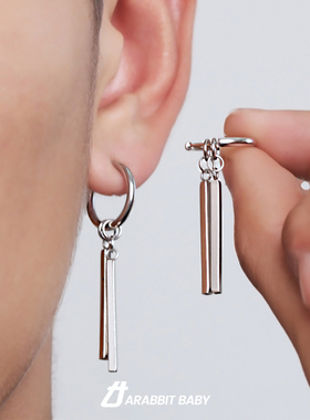 耳夹男2022年新款无耳洞高级感小众索隆耳环单只潮流个性痞帅耳饰