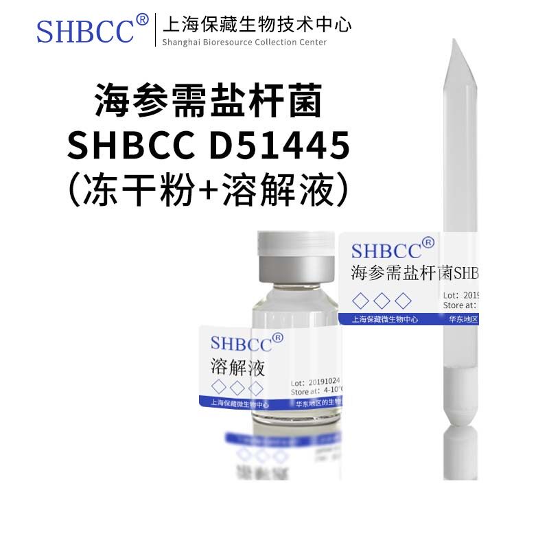 海参需盐杆菌D51445模式菌株海水2216琼脂25℃培养冻干物