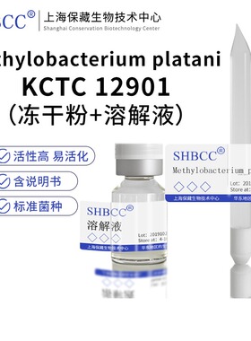 包邮 冻干粉 Methylobacterium platani KCTC 12901 0代菌种