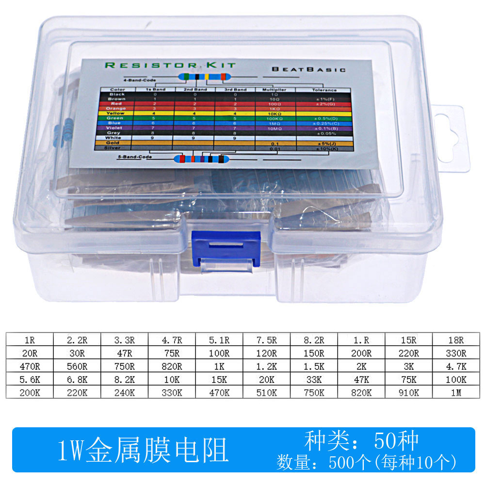 套装元件包金属膜电阻