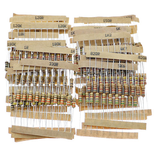 30种0.5w碳膜电阻1/2w3M四色环