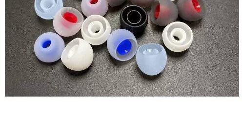 Tai nghe chụp đầu bằng nhựa dẻo phổ thông nắp silicone bịt tai Bluetooth phụ kiện nút bịt tai cao su mềm thay thế nút bịt đầu keo - Phụ kiện MP3 / MP4