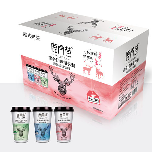 鹿角巷奶茶30杯整箱批发
