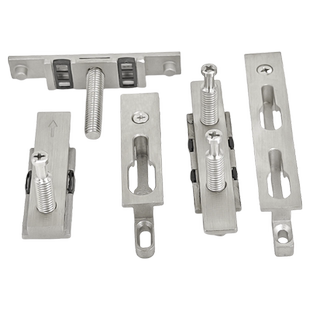 推拉门锁五金配件阳台重型平移门多点锁扣条形锁不锈钢钩锁座子