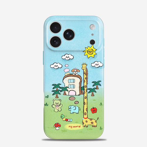 童趣动物乐园 适用iPhone17promax苹果16PRO手机壳15高级感13小众14华为mate80卡通pura90小米17全包vivoX300