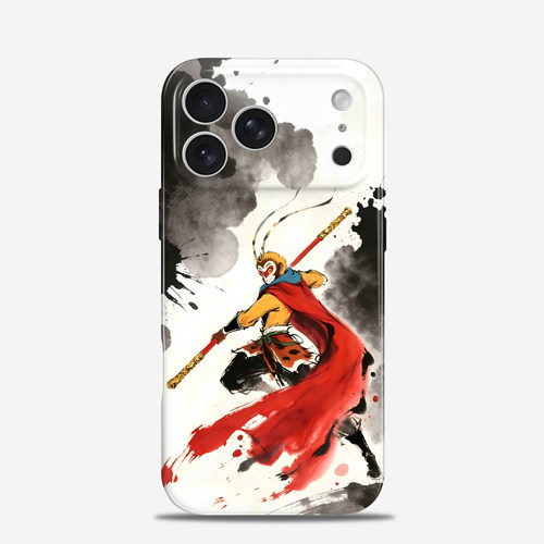 水墨孙悟空适用iPhone17promax手机壳15苹果16e华为mate80中国风P70小米17齐天大圣oppoReno15防摔vivoIQOO13