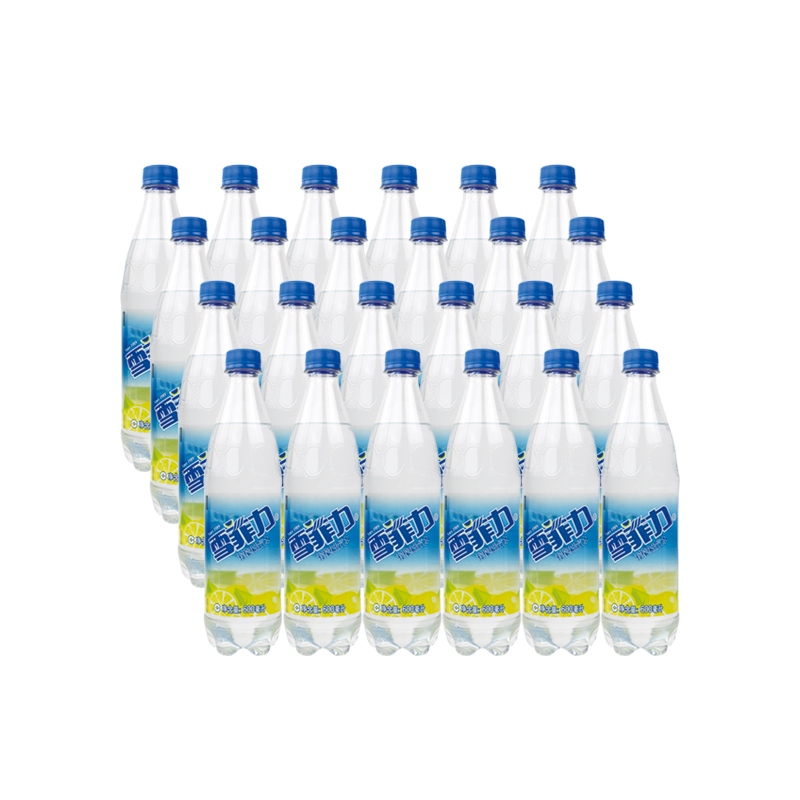 可口可乐雪菲力柠檬味盐汽水饮料600ml*24瓶江浙沪皖包邮
