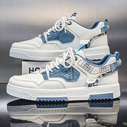 男鞋2025夏季透气运动板鞋韩版潮流百搭鞋子男款高颜值小众休闲鞋