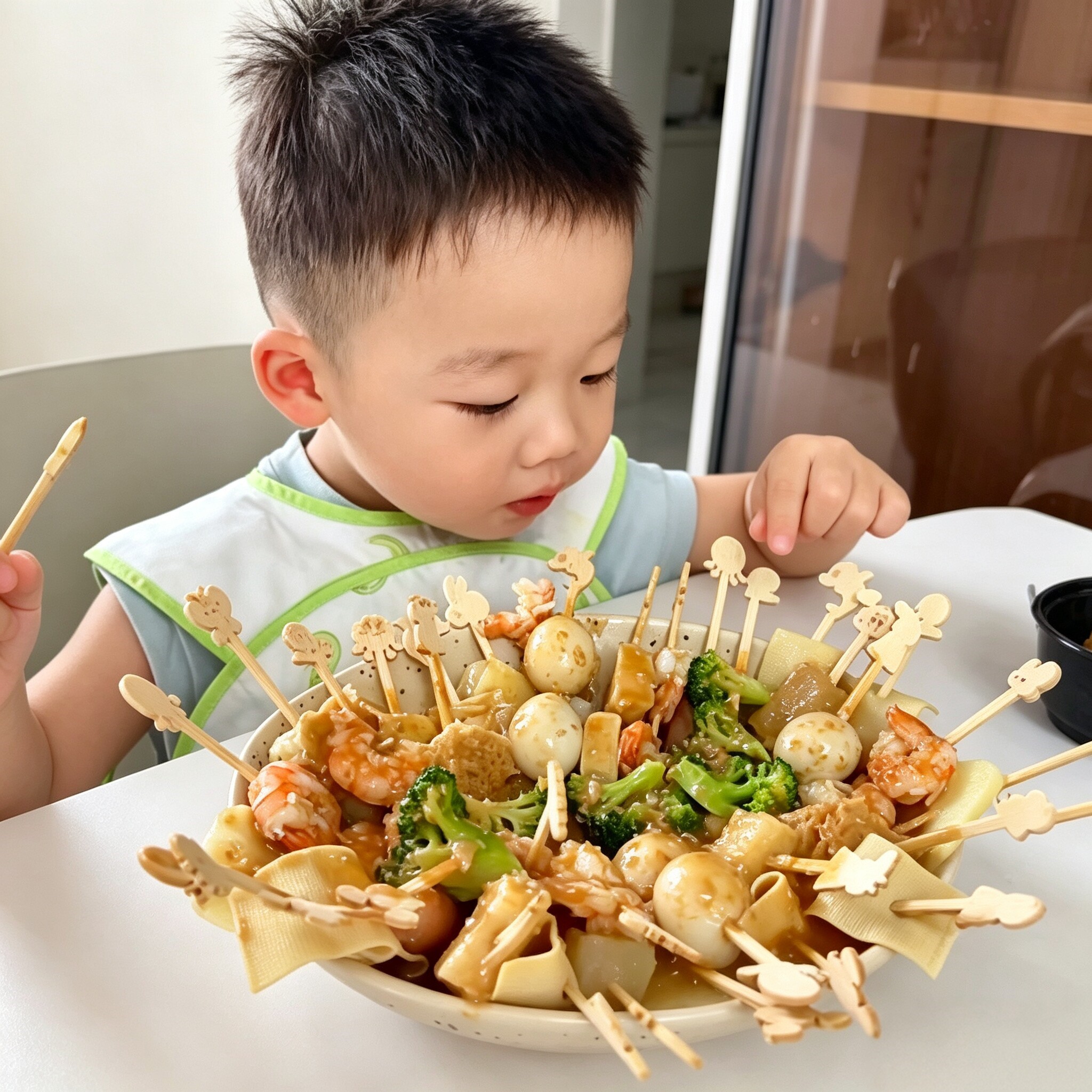 立减5元串串香钵钵鸡一次性签子