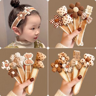 魔术贴头饰婴儿发带女宝宝专用发箍小孩儿童粘碎发刘海整理神器法