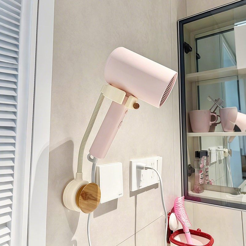 吹风机支架解放双手电线收纳神器免打孔卫生间置物架壁挂收纳架,家庭/个人清洁工具,吹风机置物架,淘宝优惠券,粉丝福利购,淘宝优惠卷