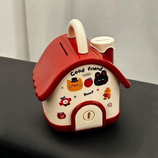 小房子存钱罐2025年新款女孩储蓄罐可进可出儿童实用压岁钱储物盒