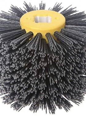 磨料尼龙线绘图轮鼓抛光抛光刷适木质家具地板抛光120 x 100mm