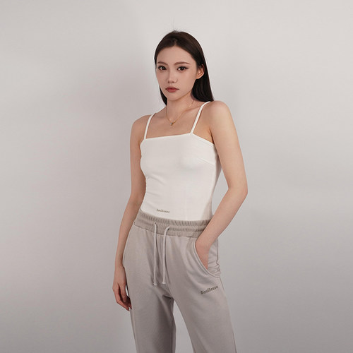 soulsense吊带背心女纯色