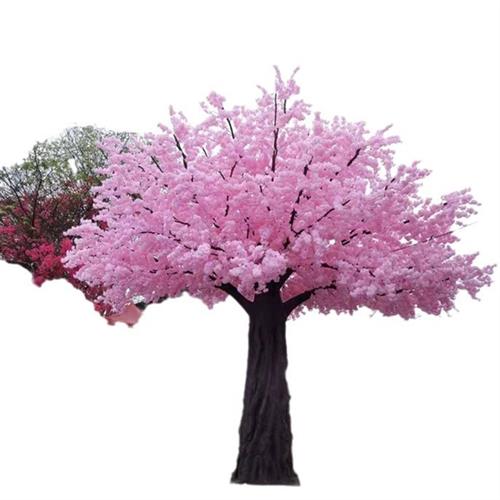 厂家供应高度仿真树枝塑料树枝装饰桃花商场景区室内树木造型品