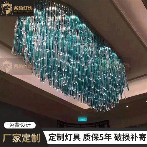 酒店大堂水晶吊灯别墅家装客厅灯美容院大厅