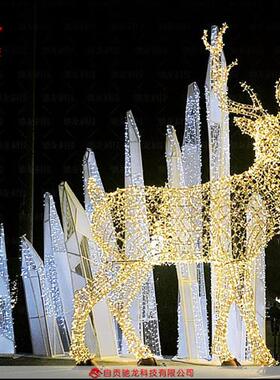 圣诞节灯笼商场艺术发光Christmaslantern美陈广场夜景圣诞树灯