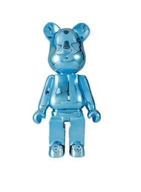bearbrick网红暴力熊摆件酒店样板房卡通公仔玻璃钢落地饰品雕塑