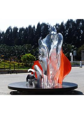 售楼处酒店大堂商场透明树脂玻璃钢雕塑摆件艺术装饰品定制