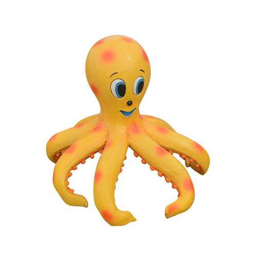 玻璃钢章鱼雕塑商城游乐园海洋主题装饰摆件八爪鱼鱿鱼景观小品