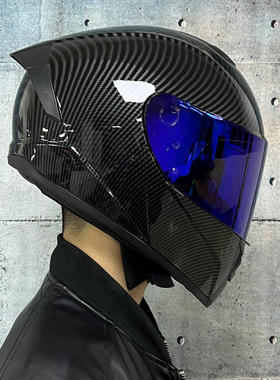 LVS摩托车头盔男女全盔冬季双镜个性蓝牙槽街车四季新国标3C DOT