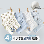 100%全棉裆 男童内裤 儿童纯棉a类短裤 透气四角裤 小男孩中大童