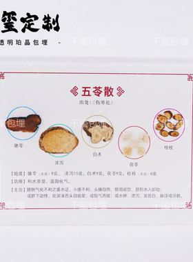 中药标本树脂中草药切片标本文创中药馆装饰摆件