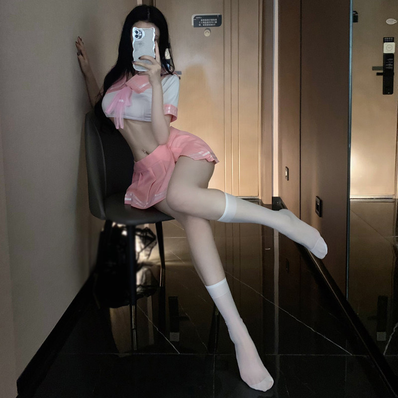 学生制服禁欲系性感睡衣学院风甜美可爱女套装萝莉风学妹jk超短裙