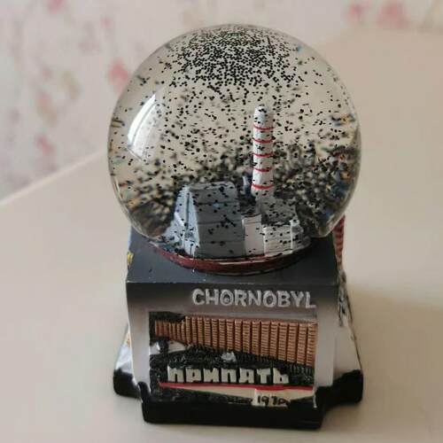 跨境新品Chernobyl Snow Globe切尔诺贝利雪球