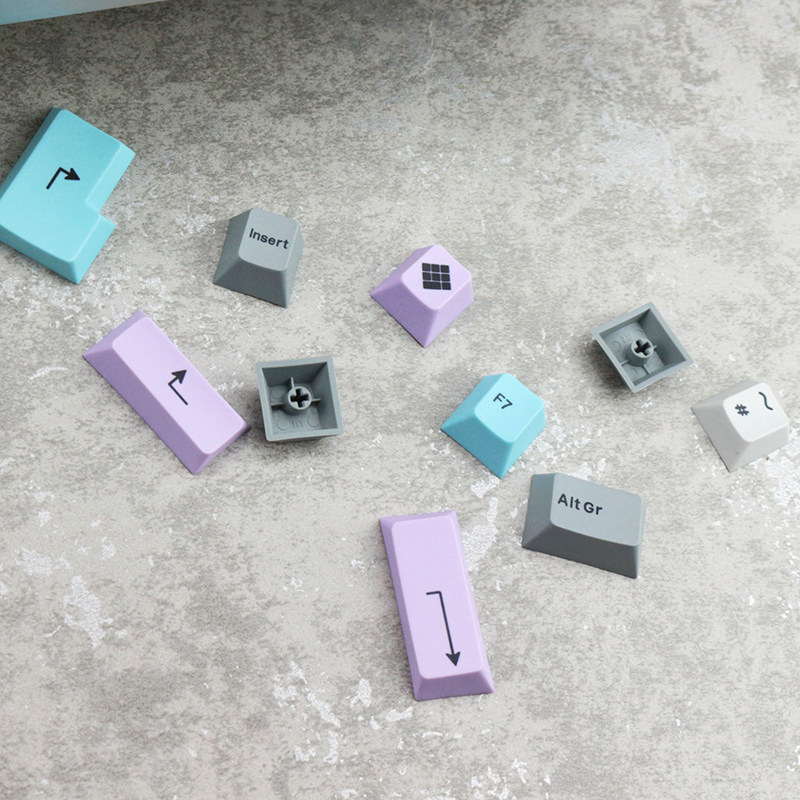 MUTED SILENT ORIGINAL HEIGHT 175 KEY PBT SUBLIMATION MECHANICAL KEYBOARD CUSTOMIZED KEYCAPS FIT FILCO