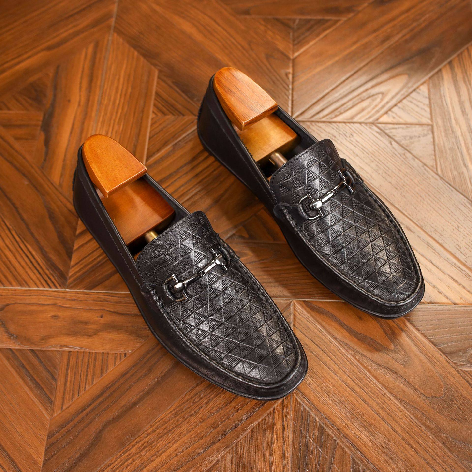 豆豆鞋男真皮春季男鞋百搭舒适软底一脚蹬驾车休闲皮鞋男乐福鞋男,流行男鞋,乐福鞋（豆豆鞋）,淘宝优惠券,粉丝福利购,淘宝优惠卷