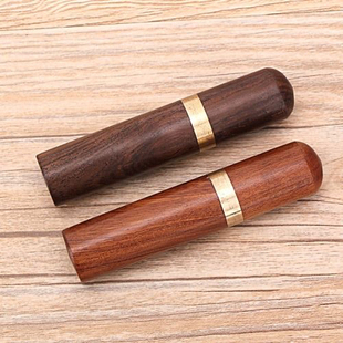 檀木针筒精装优质针缝衣针家用手缝针手工绣花缝被子钢针免穿针线