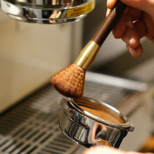 咖啡毛刷磨豆机清理刷子木柄台面清洁软毛刷不掉毛咖啡粉清洁笔刷