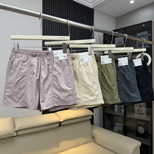 吸汗五分裤 日系外贸单 中裤 舒适运动速干薄款 户外山系休闲短裤