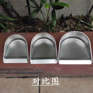 耐铲无柄家用不锈钢灰畚斗簸箕户外垃圾用加厚单个撮子 一体手持式
