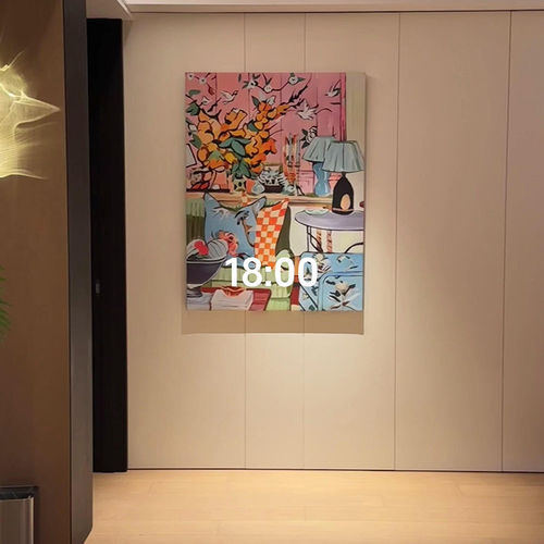 马蒂斯风格高级感客厅装饰画北欧风小众艺术多巴胺餐厅走廊挂画