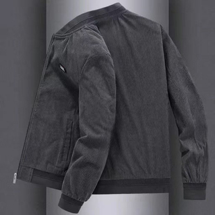 外套男2025秋冬春季新款工装宽松灯芯绒棒球领复古潮流上衣夹克男