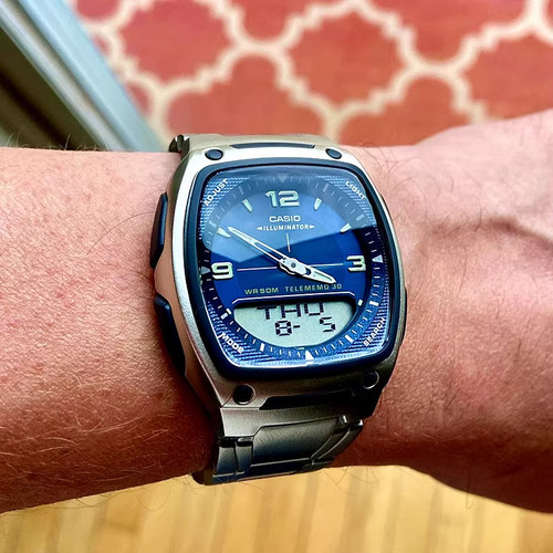 卡西欧正品手表男双显