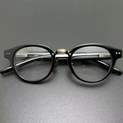 日本9999同款M150复古圆框眼镜架男女防蓝光超轻手工板材近视镜框