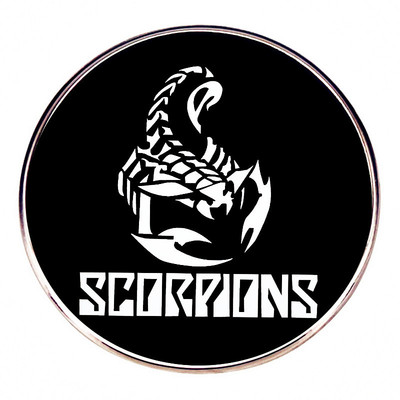 Scorpions蝎子乐队胸针摇滚重金属音乐别针胸章合金徽章配饰