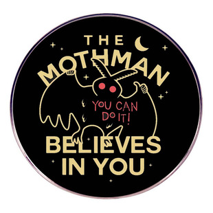 飞蛾人相信你胸针卡通天鹅人别针胸章金属合金徽章配饰